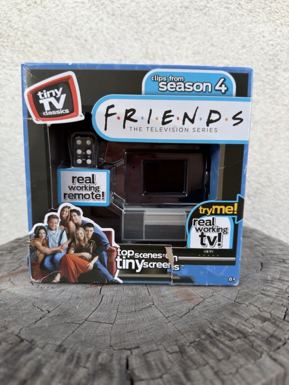 Tiny TV Classics Friends Clips From Season 4 Mini TV w/Remote NIB